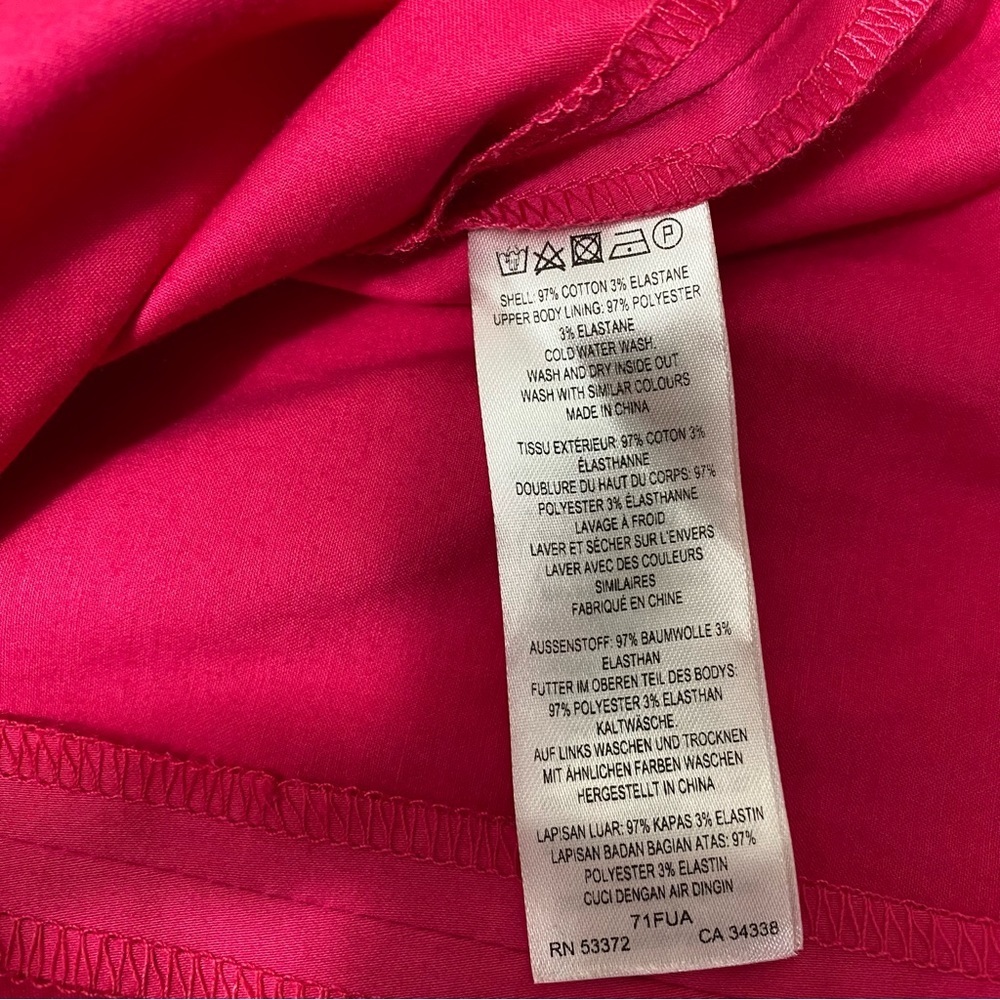 FRENCH CONNECTION Hot Pink Dress size 2 sleeveless - Picture 2 of 6